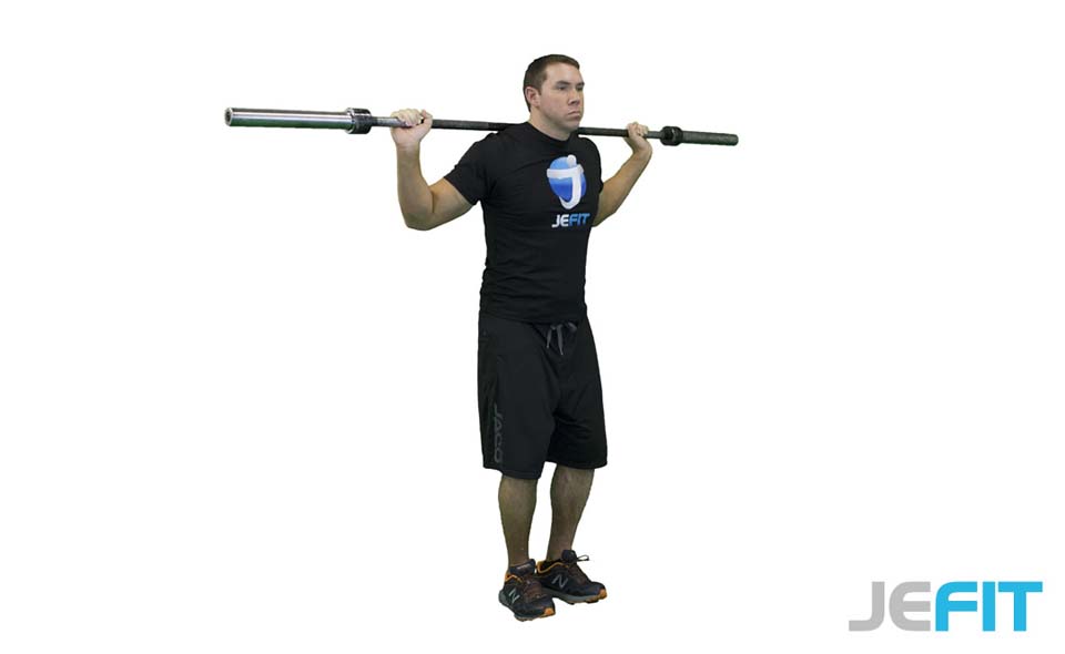 Barbell Rocking Standing Calf Raise