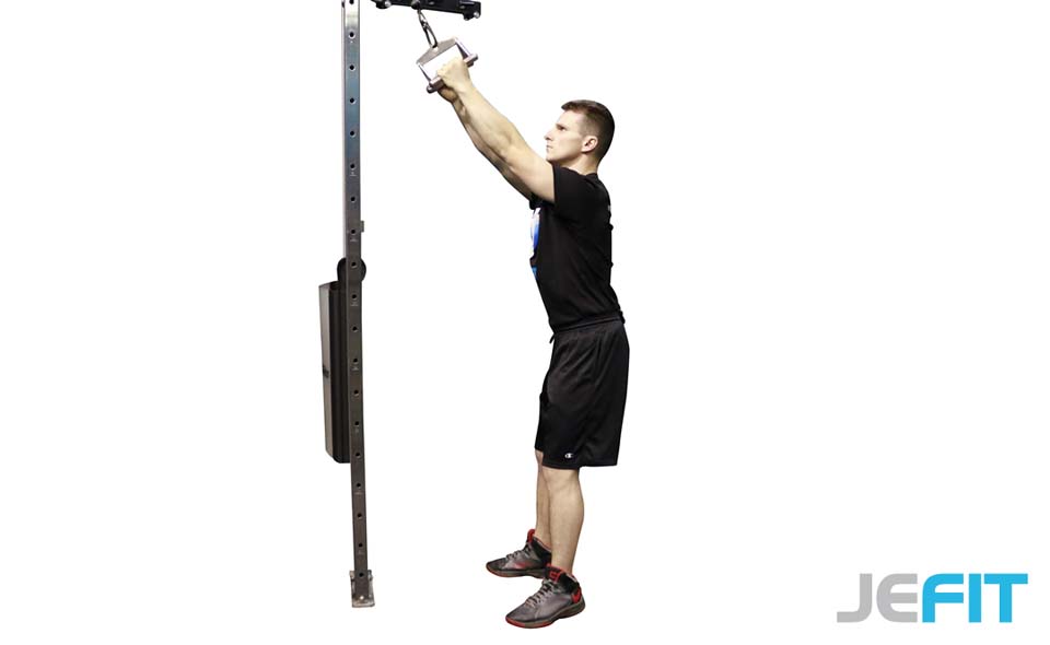 Cable V-Bar Row