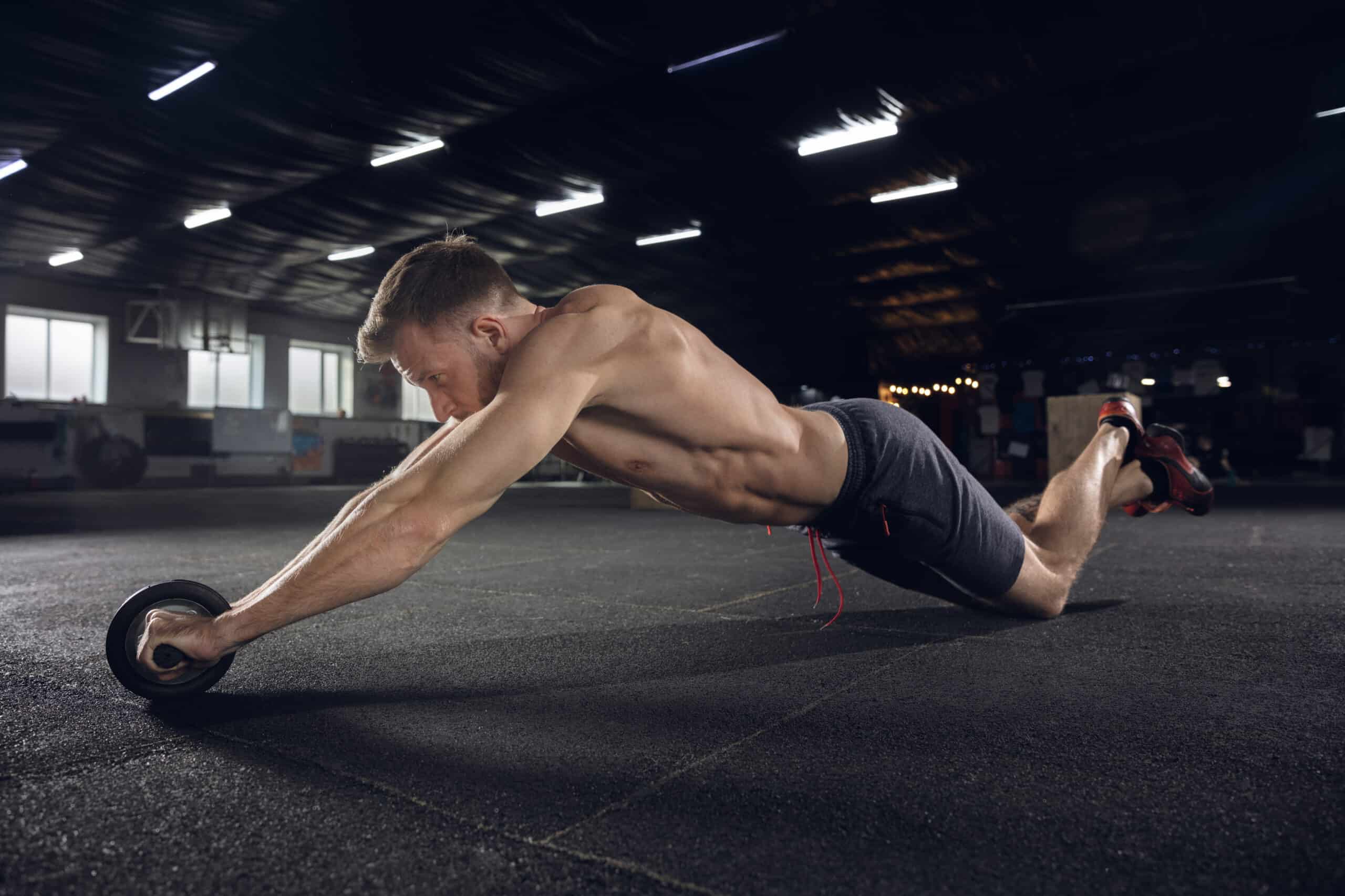 Exercise roller in gym